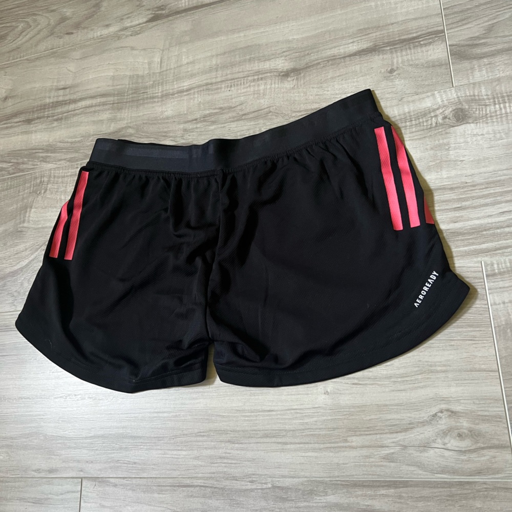 Adidas Aeroready Pink Stripe Shorts